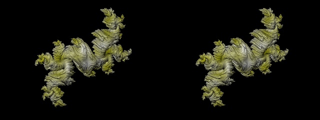 3d stereo fractal image