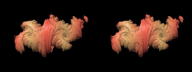 3d stereo fractal image